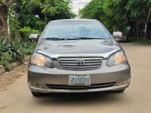 Fast deal….Neatly used corolla 05 with untampared engine nd gear. All components working. Car is painted going for just 5.3m   If u hv any questions come for inspection first