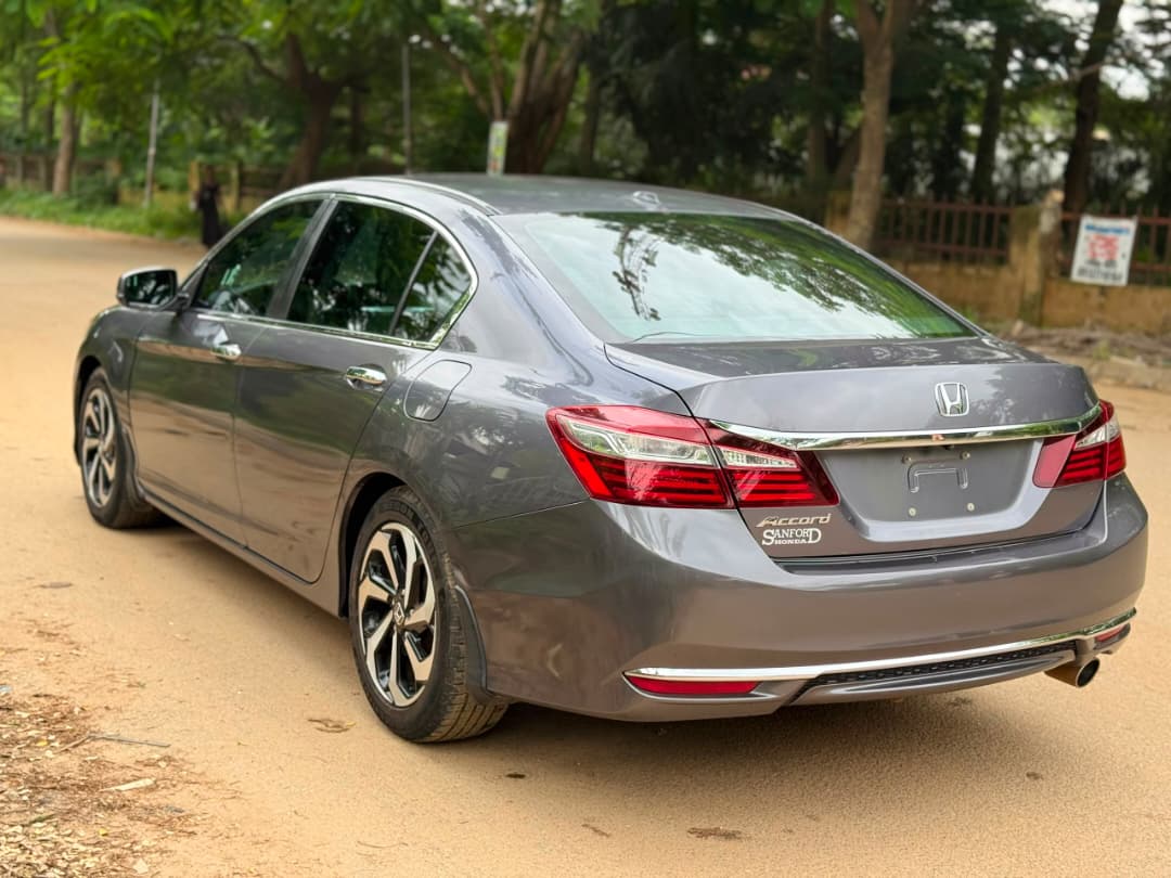 
								Highest Grade Foreign Used fullest option 2016 Honda Accord EXL Keyless, Sunroof, Double screen, Reverse Camera, Apple Carplay/Android Auto with July 2026 Duty going for just 16.5m Only. full									