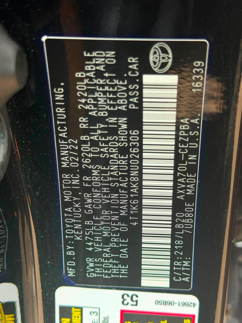 
								On Distress new Arrival foreign used Toyota Camry XSE 2022 for 38m Abuja full									