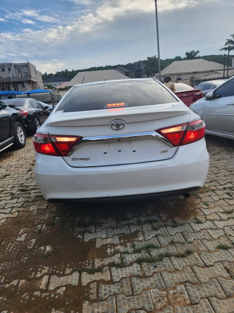 
								Good Deal‼️‼️‼️ Foreign Used (V4) 2015 Toyota Camry SE with original duty going for just 13.7m Net with our sambo with me Lugbe Abuja📍 ZERO CHAIN DEAL full									