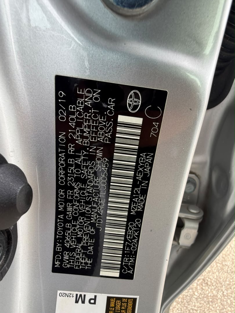 
								Extremely Clean Used Unregistered Toyota Corolla XSE 2019 for just 17.9M Abuja full									