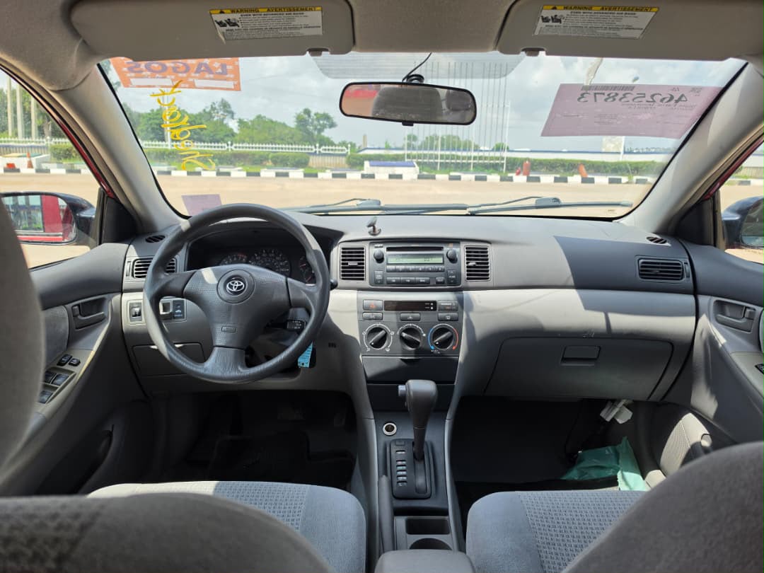 
								FOREIGN USED TOYOTA COROLLA 2006 MODEL‼️  ✅ KEY ENTRY ✅ CATALYST INTACT ✅ ENGINE AND GEAR UNTEMPERED 100% ✅ 2026 ORIGINAL CUSTOM DUTY ✅ BRAND NEW TIRES ✅ ZERO LEGWORK  PRICE……….N#9,000,000 ONLY,SAMBO ASSURED LOCATION …ABUJA full									