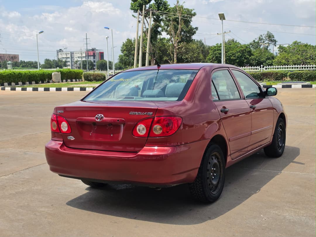 
								FOREIGN USED TOYOTA COROLLA 2006 MODEL‼️  ✅ KEY ENTRY ✅ CATALYST INTACT ✅ ENGINE AND GEAR UNTEMPERED 100% ✅ 2026 ORIGINAL CUSTOM DUTY ✅ BRAND NEW TIRES ✅ ZERO LEGWORK  PRICE……….N#9,000,000 ONLY,SAMBO ASSURED LOCATION …ABUJA full									