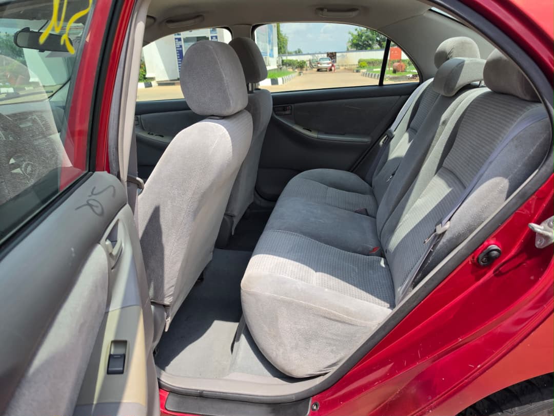 
								FOREIGN USED TOYOTA COROLLA 2006 MODEL‼️  ✅ KEY ENTRY ✅ CATALYST INTACT ✅ ENGINE AND GEAR UNTEMPERED 100% ✅ 2026 ORIGINAL CUSTOM DUTY ✅ BRAND NEW TIRES ✅ ZERO LEGWORK  PRICE……….N#9,000,000 ONLY,SAMBO ASSURED LOCATION …ABUJA full									