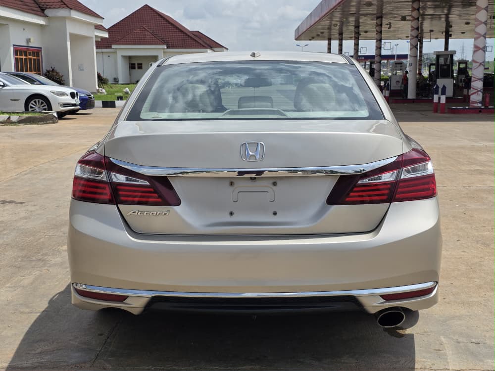 
								Highest Grade Foreign Used fullest option 2016 Honda Accord EXL Keyless, Sunroof, Double screen, Reverse Camera, Apple Carplay/Android Auto with July 2026 Duty going for just 16m Only. full									