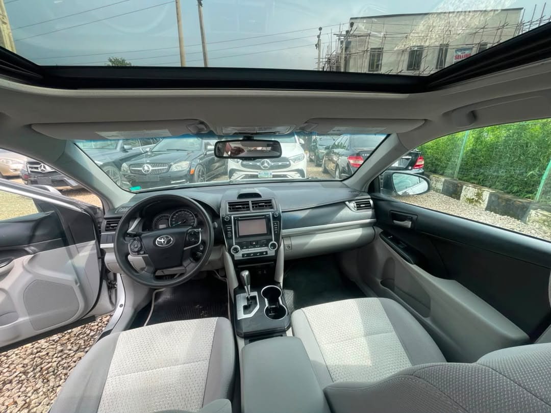 
								FOREIGN USED 2013 TOYOTA CAMRY LE V4 ENGINE 🔘 PRICE: ₦12M 🌍 LOCATION ABUJA 🔲DUTY PAID (2026) 🛑 AC CHILLING ⬛ SUPER CLEAN, UNTAMPERED SYSTEM,  SUPER SOUND, EXECUTIVE SMOOTH DRIVE full									