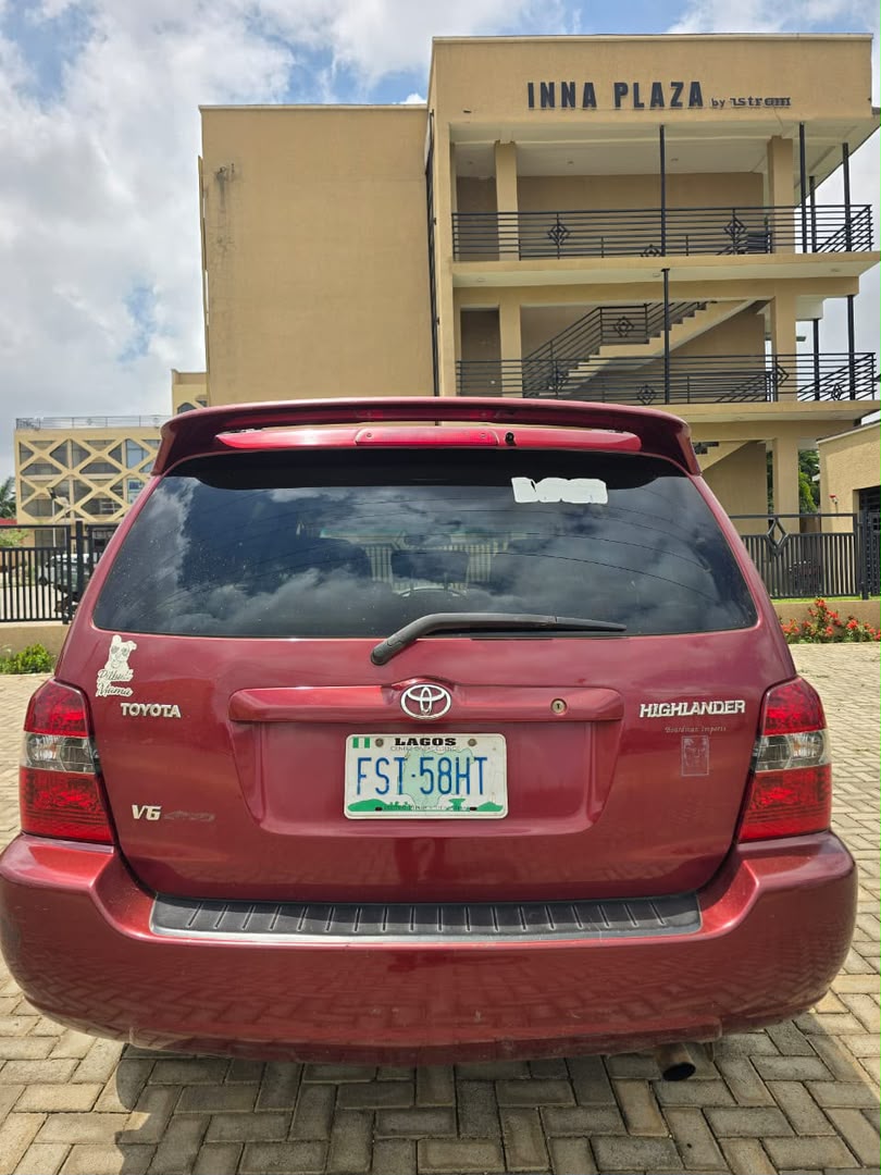 
								Belgium Grade Toyota highlander  2006 Extremely clean first body  2022 duty going for 7m Location Abuja full									