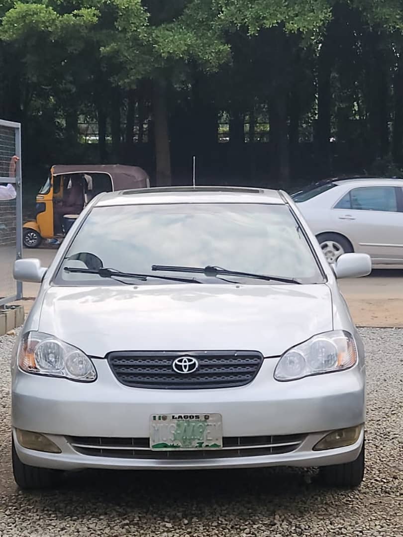 
								Distress: DISTRESS TOYOTA CORROLA 2006 model with super sound engine and gear. Ac is chilling. Going for 4.5m only. Location: Gwarinpa, Abuja! With me now full									