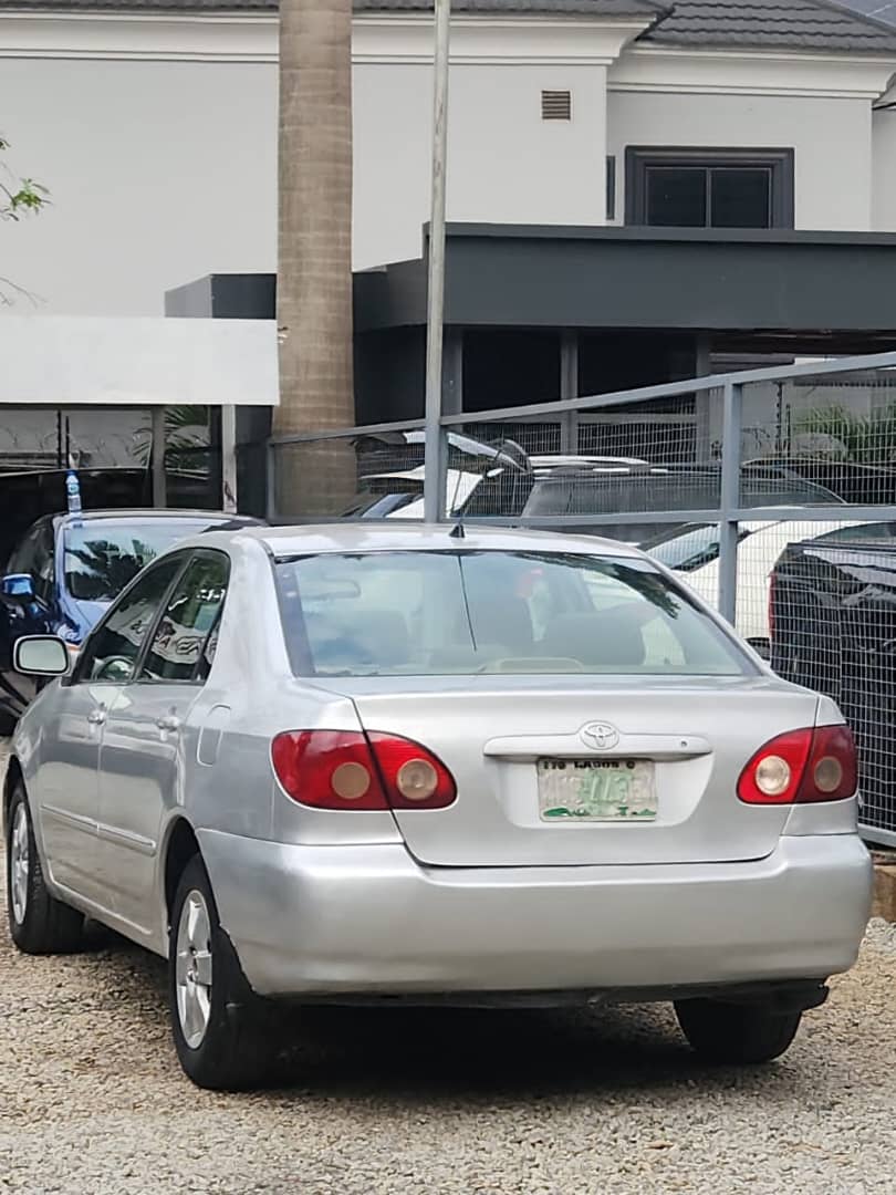 
								Distress: DISTRESS TOYOTA CORROLA 2006 model with super sound engine and gear. Ac is chilling. Going for 4.5m only. Location: Gwarinpa, Abuja! With me now full									