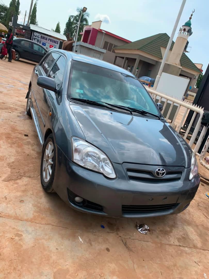 
								Clean Corolla Obama with sound engine and gear AC active  Price 4.8m buyer settle 100k  Kuje abuja full									