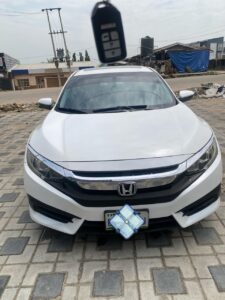 Belgium grade 2017 Honda Civic EX trim💠Features Multi-Angle Rearview Camera💠Infotainment system with car play enabled💠First body💠Push to start💠Fabric interior💠Sunroof💠Car in good condition. Buy and travel. Price~12.5M  Settlement~ 300k Location~ Kubwa,Abuja. Car with me.