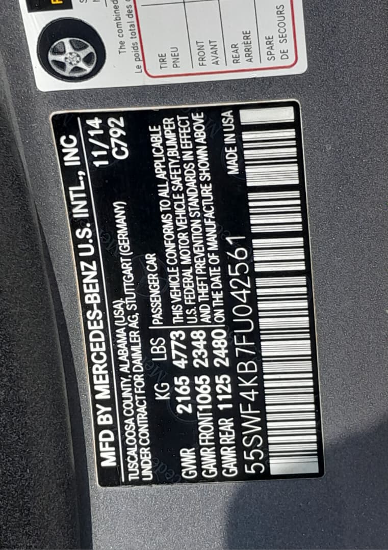 
								UNREGISTERED 2015 MERCEDES-BENZ C300 IN PRISTINE CONDITION KEYLESS ENTRY UNTAMPERED SYSTEM WITH PROPER DOCUMENTATION GOING FOR 17.5M ABUJA DEAL full									