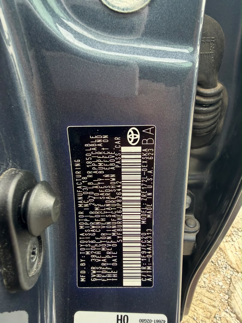 
								CLEAN FOREIGN USED 2018 TOYOTA COROLLA SPORT  PRICE: 18M full									