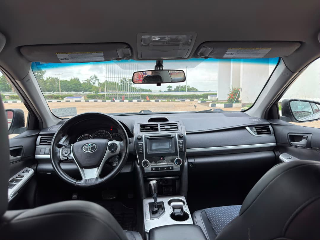 
								My usual weekend distress is here: Extremely clean First body foreign used 2014 on belt Toyota camry SE with Aug 2026 Duty. Untampared engine & gear going for just 12m net pls add ur sambo. No room for pressing 12.5m full									