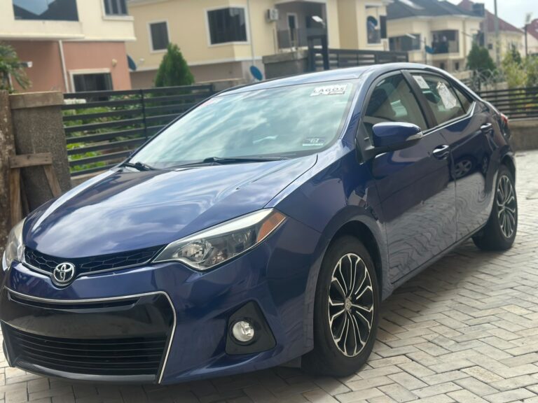 New in: Extremely clean foreign used 2016 Toyota corolla S with may duty going for just   14m    only fastest Finger