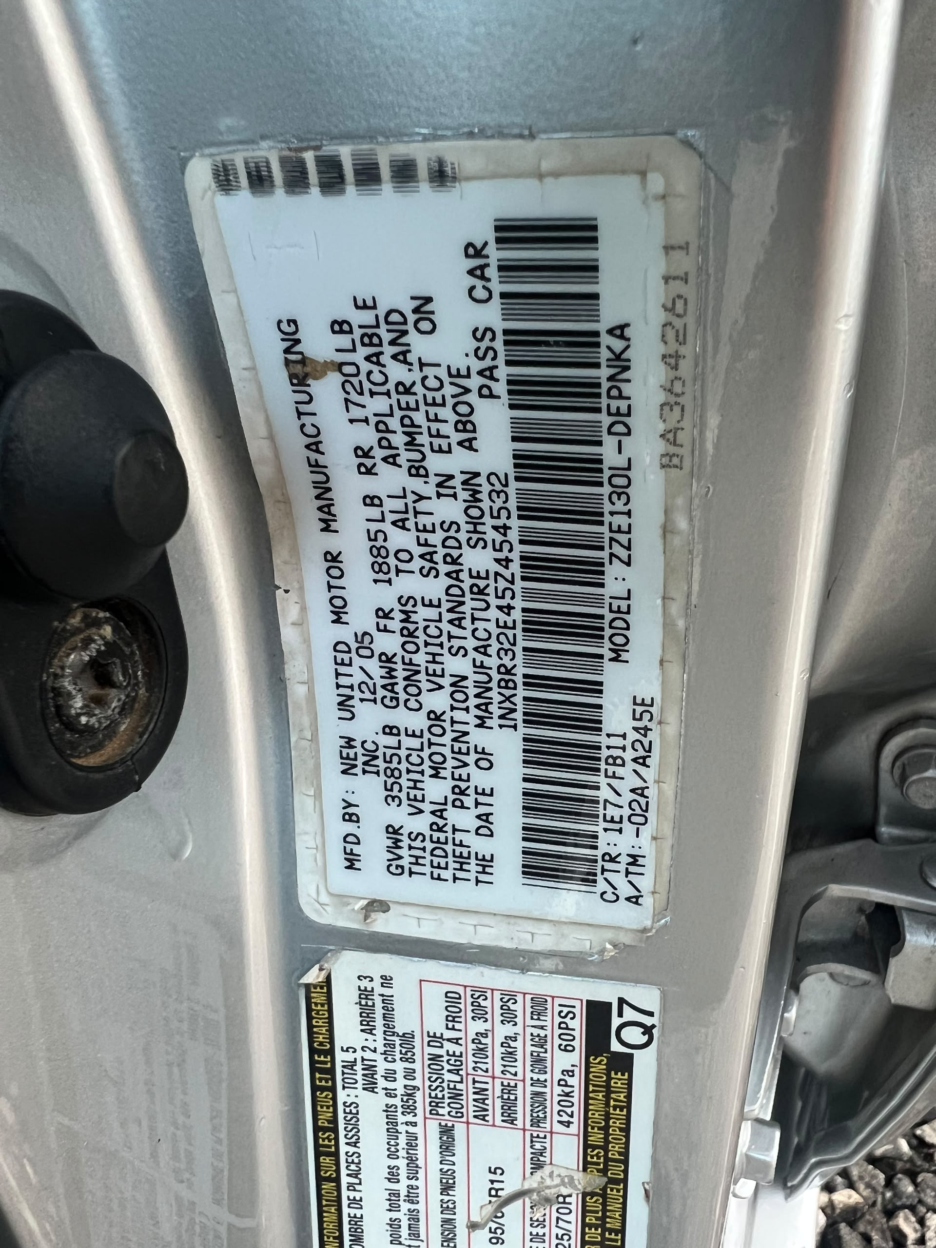 
								Extremely clean 2006 foreign used Toyota Corolla LE  just arrive with custom duty price 8m Location Abuja full									