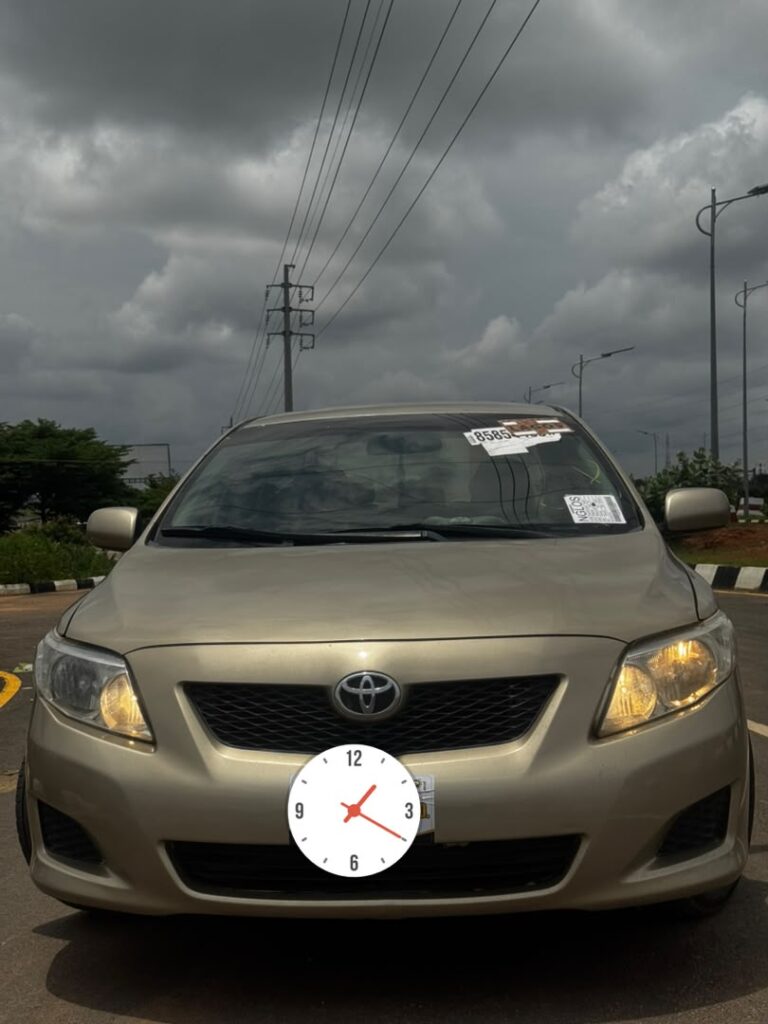 Giveaway Deal‼️‼️‼️ Grade A (Accident Free) Foreign Used 2009 Toyota Corolla XLE car is in pristine condition with original 2026 entry duty going for just 10.5m with me Lugbe Abuja📍 ZERO CHAIN DEAL