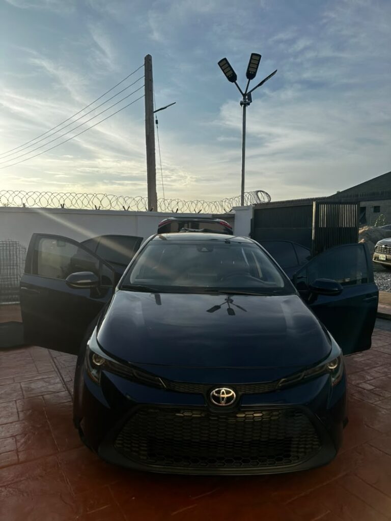 Giveaway Deal‼️‼️‼️ Foreign Used 2020 Toyota Corolla LE car is in pristine condition (Key Entry) with original duty going for just 20.5m Last with small sambo owners house Life Camp Abuja📍 ZERO CHAIN DEAL