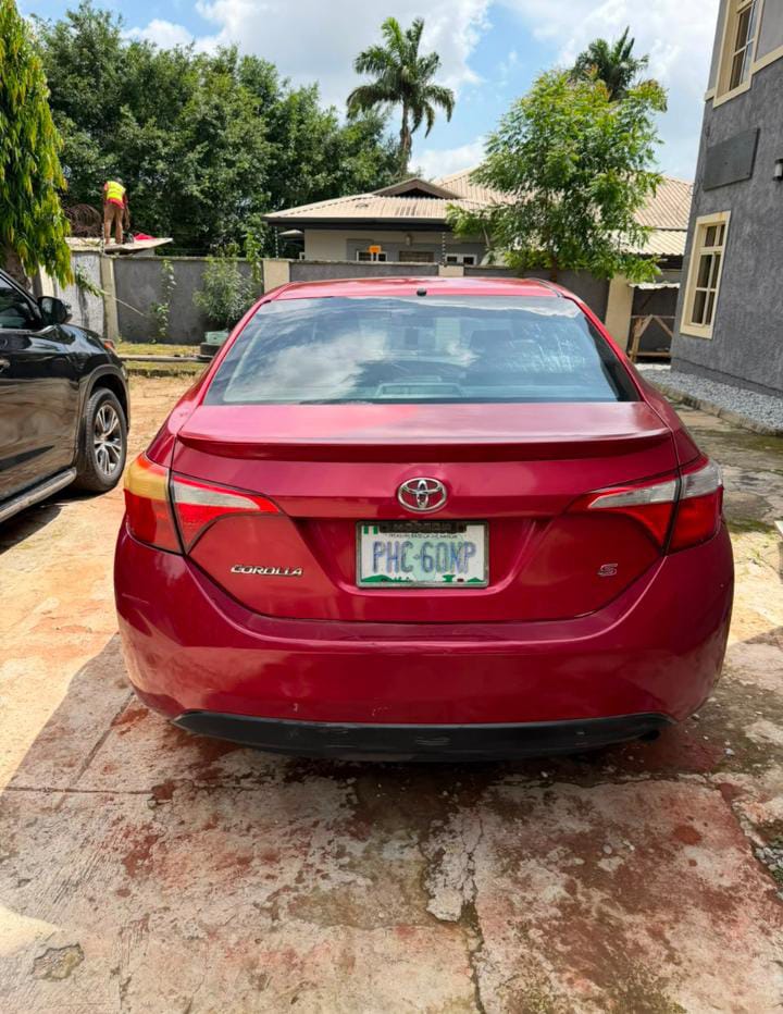 
								Distress Sale!!!! Toyota Corolla 2014 Available for urgent pickup Engine untempered Gear untempered AC chilling  Price 7.7m Location: idu karimo Settlement: TBD full									