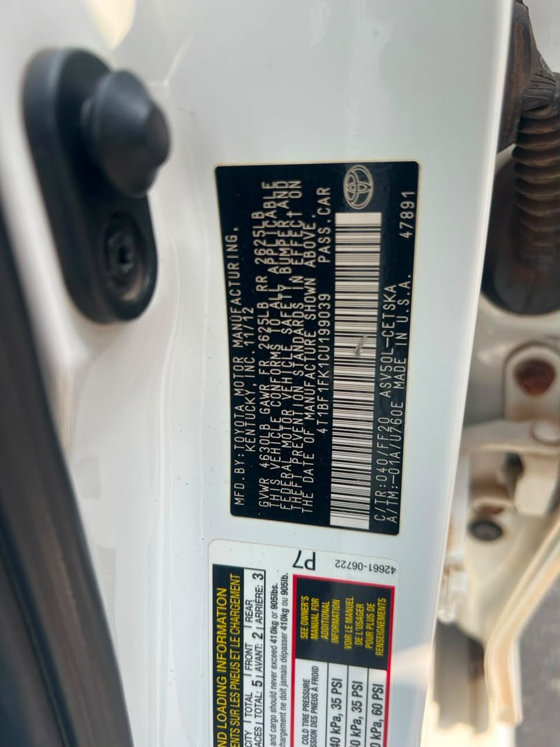 
								SUPER CLEAN PREOWNED TOYOTA CAMRY 2013 LE   ORIGINAL DUTY 📃  PRICE: 9M   ABUJA DEAL 📍  NATIONWIDE DELIVERY full									