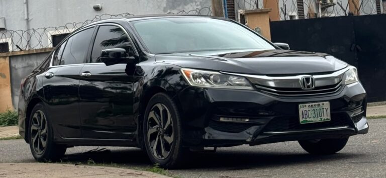Very clean Honda accord 2016 is available for inspection price 11.5 million