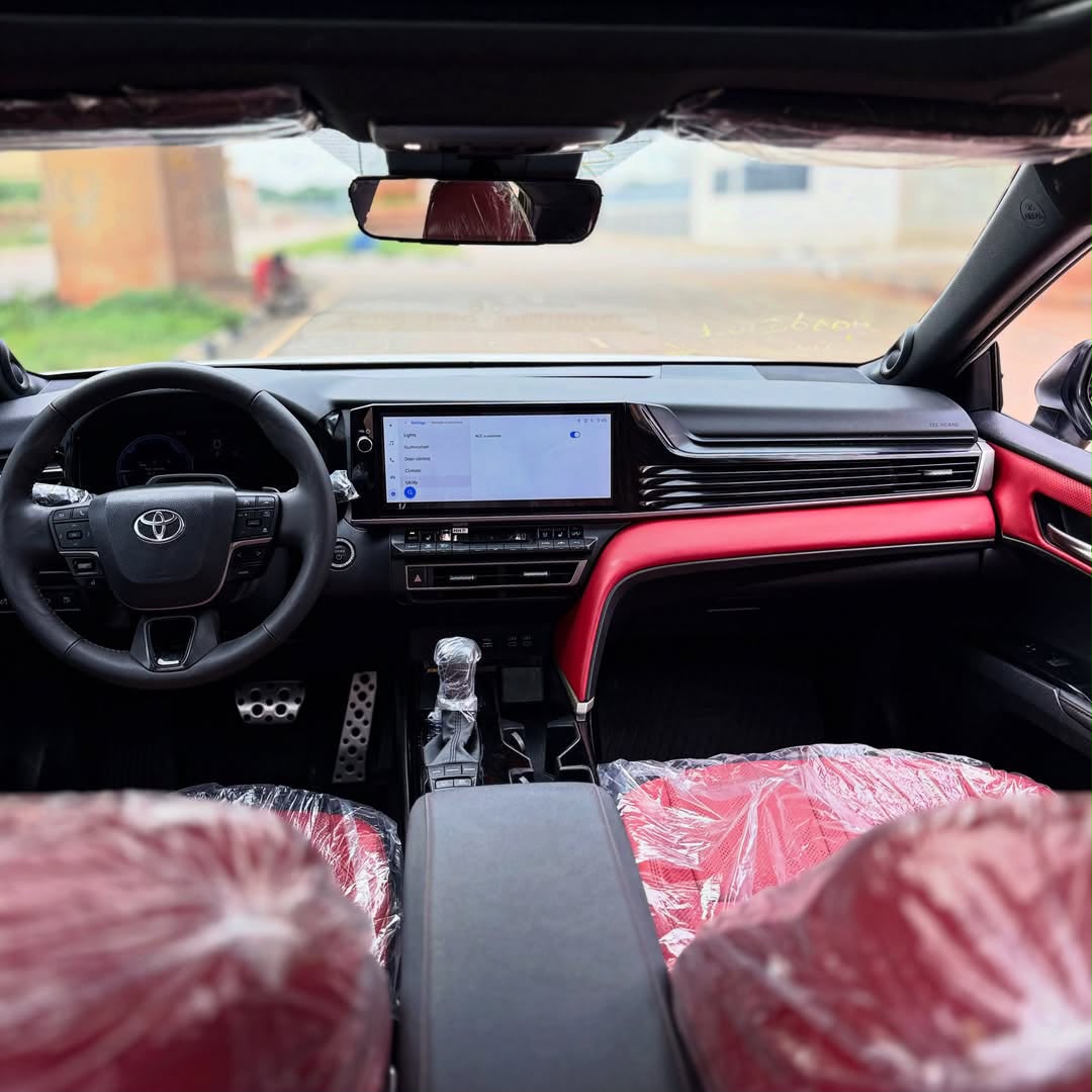 
								2026 CAMRY XSE WITH RED INTERIOR— LOADED!  Foreign Used • Red Interior • Panoramic Roof * 360° Camera • HUD • Heated Steering * Ventilated Seats • Wireless Charging • 14k odometer  * Custom Duty Paid  PRICE: N61M   ABUJA DEAL   NATIONWIDE DELIVERY full									
