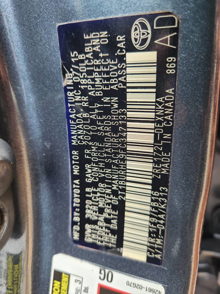 
								distress sale 2016 Toyota Corolla Tokunbo, unregistered just 10.9m, Abuja full									