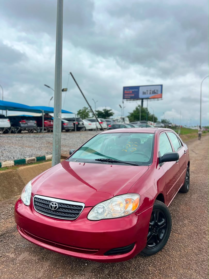 
								Giveaway Deal‼️‼️‼️ FOREIGN USED 2006 TOYOTA COROLLA, Factory fitted components going for 🔥#8.4m with our sambo June entry duty✅ With me Lugbe Abuja📍 ZERO CHAIN DEAL full									