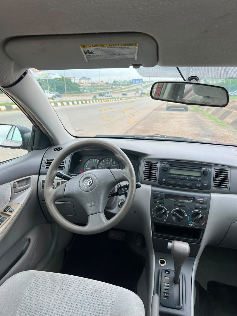 
								Giveaway Deal‼️‼️‼️ FOREIGN USED 2006 TOYOTA COROLLA, Factory fitted components going for 🔥#8.4m with our sambo June entry duty✅ With me Lugbe Abuja📍 ZERO CHAIN DEAL full									