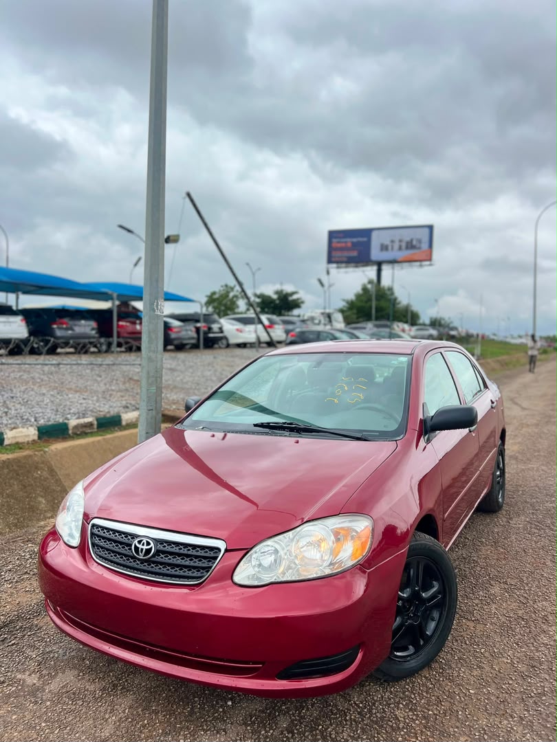 
								Giveaway Deal‼️‼️‼️ FOREIGN USED 2006 TOYOTA COROLLA, Factory fitted components going for 🔥#8.4m with our sambo June entry duty✅ With me Lugbe Abuja📍 ZERO CHAIN DEAL full									