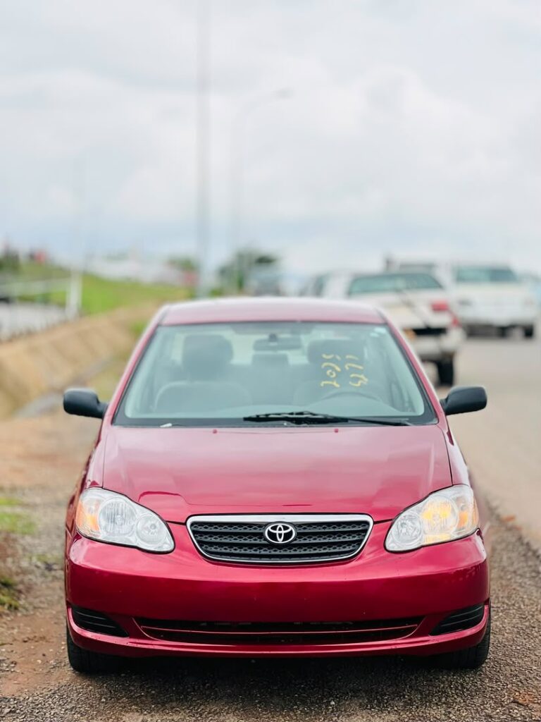 Giveaway Deal‼️‼️‼️ FOREIGN USED 2006 TOYOTA COROLLA, Factory fitted components going for 🔥#8.4m with our sambo June entry duty✅ With me Lugbe Abuja📍 ZERO CHAIN DEAL
