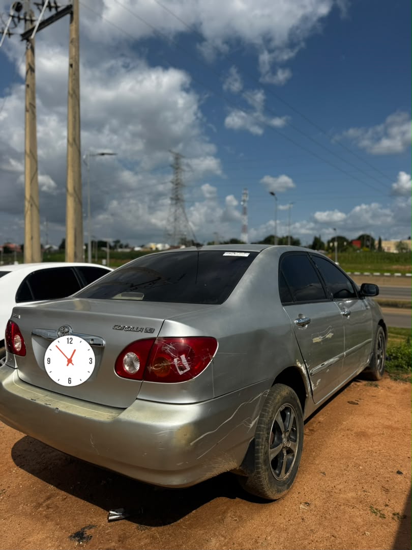 
								Giveaway Deal‼️‼️‼️ Distress Toyota Corolla 2003 buy and drive with Android screen going for just 4.2m Net with 100k sambo Airport Road Abuja📍 ZERO CHAIN DEAL full									