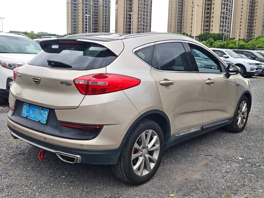
								Geely Emgrand GS 2016 model 1.3T Sport Luxury version, automatic ‑ First registered:15‑Nov‑2016 ‑ Mileage:85,000 km ‑ Color: Golden ‑ Emission standard: National 5 ‑ Price:24,800 RMB Budget compact SUV, low mileage, cost‑effective, good daily transport. full									