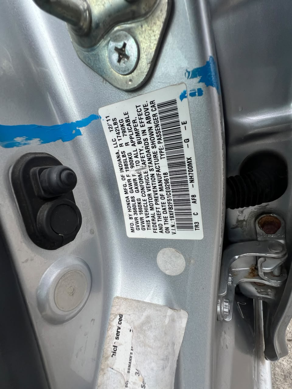 
								DISTRESS  DISTRESS  2012 HONDA CIVIC  PRICE 10.8M DIRECT BELGIUM 🇧🇪  LOCATION ABUJA full									