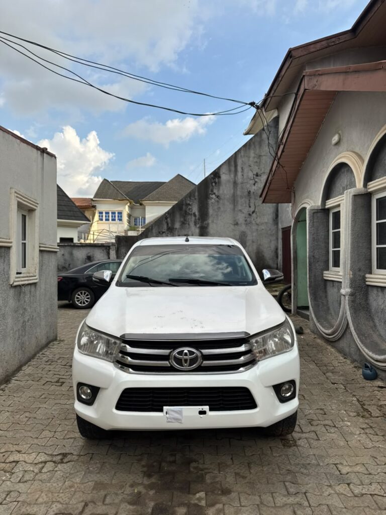 Owner house deal  Foreign used 2017 Toyota Hillux   With original duty (not allocation paper ) Clean red interior  Thumb start  Going for 42m  Abuja deal