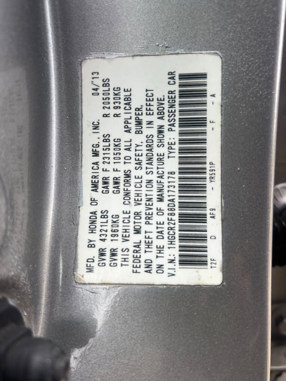 
								DISTRESS  BELGIUM ESCAPED HONDA ACCORD 2013 MODEL WITH UNTEMPERD ENGINE AND GEAR AC CHILLING KEYLESS , DOUBLE SCREEN 🖥️, OPEN ROOF GOING FOR 10.2m ABUJA DEAL full									