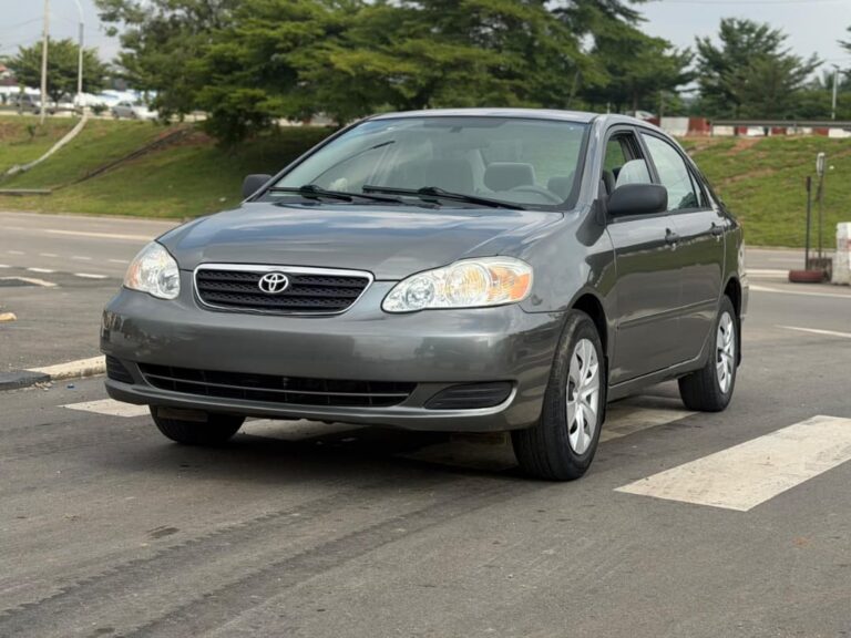 FOREIGN USED 2007 TOYOTA COROLLA LE WITH ORIGINAL CUSTOM DUTY FULLY PAID GOING FOR 8.5M ABUJA DEAL.