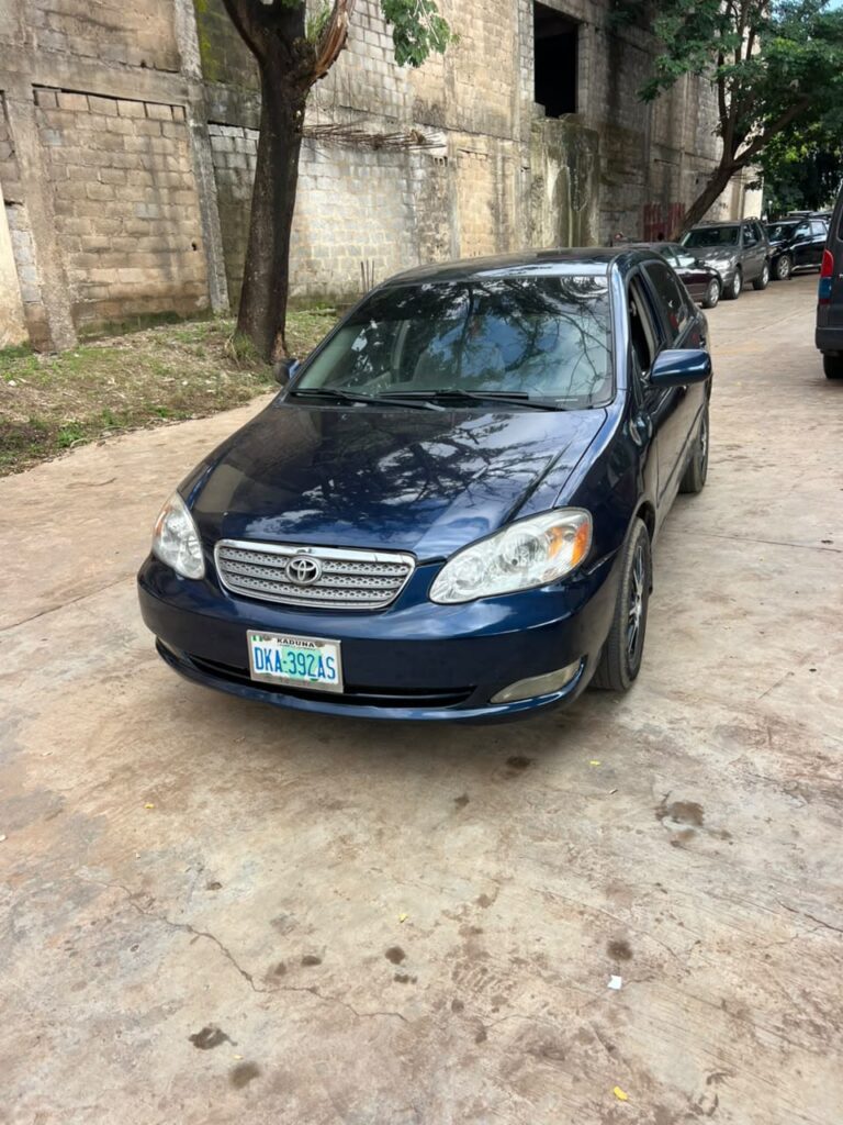DISTRESS ALERT  Extremely sharp Toyota Corolla 2004 everything ok  AC needs gas going for 3.3m abujadeal
