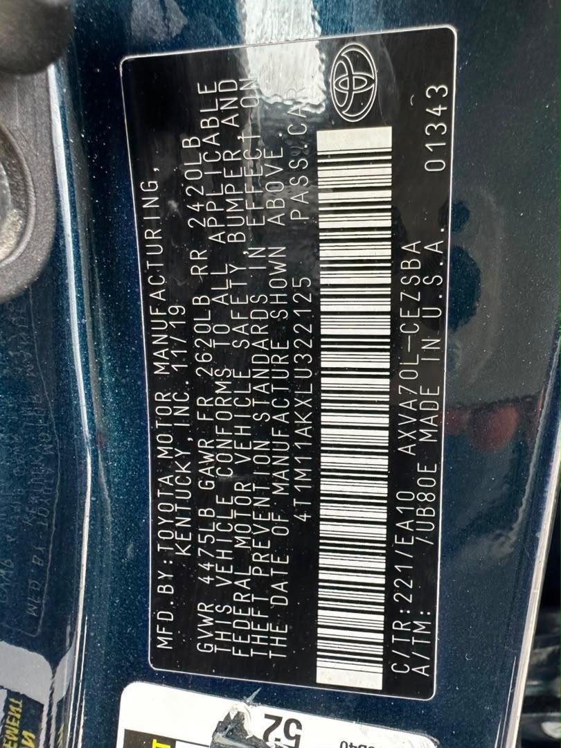 
								Foreign Used Toyota Camry 2020 SE for just 26M Abuja full									