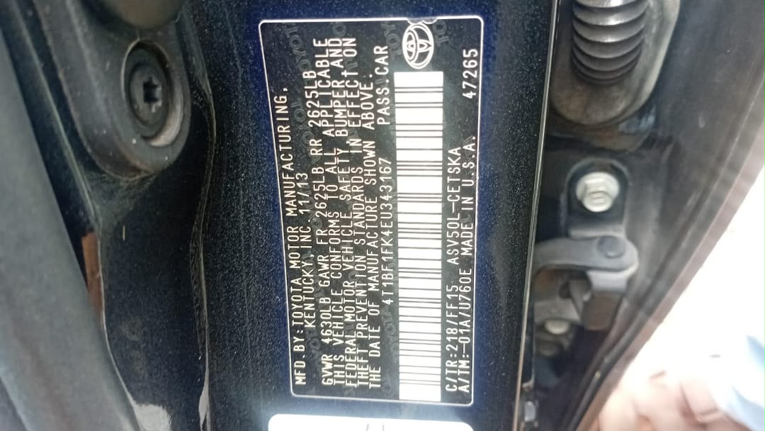 
								Giveaway Deal‼️‼️‼️ Accident-free foreign used V4 Toyota Camry SE 2014 DUTY PAID Now available for 12.2m Net with small sambo Jahi Abuja📍 ZERO CHAIN DEAL full									