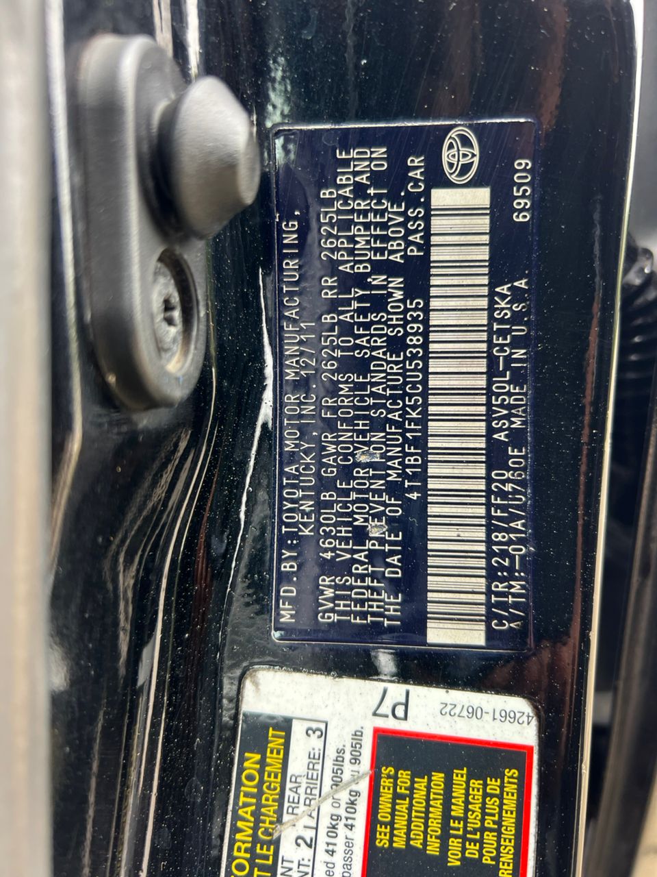 
								ON DISTRESS  BELGIUM ESCAPED TOYOTA CAMRY 2013 MODEL IN AN EXCELLENT CONDITION 100% FIRST BODY WITH UNTEMPERD ENGINE AND GEAR AC CHILLING CLEAN INTERIOR AND EXTERIOR GOING FOR 8.7m ABUJA DAEL full									