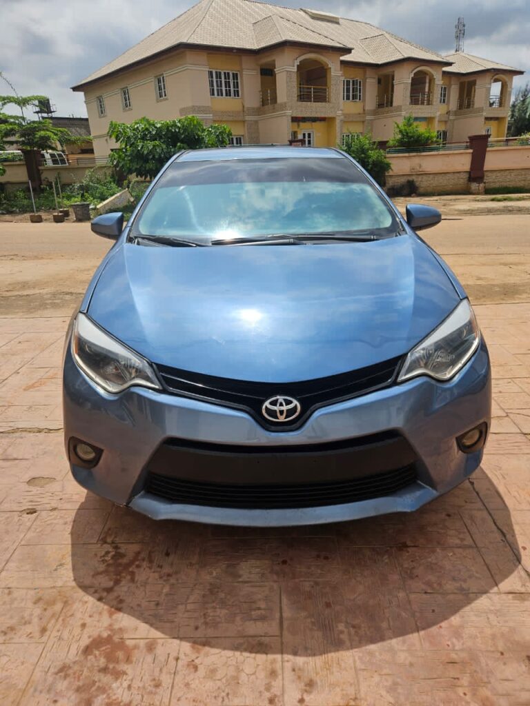 Distress 2014 Toyota Corrolla Available for Urgent pick up Engine is Untampared Gear 90% Ac chilling perfectly going for 6.3M Location Nyanya Abuja Note Buyer to Settle Sambo 100k