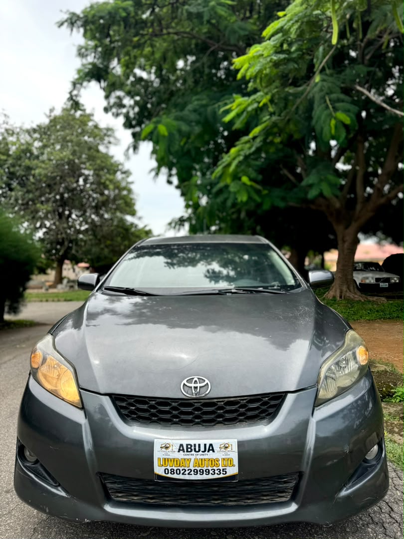 
								GIVEAWAY DEAL‼️‼️‼️ CAREFULLY USED (UNREGISTERED) 2010 TOYOTA MATRIX WITH UNTEMPERED ENGINE AND GEAR, AC IS FREEZING 🥶 WITH DUTY 7.2 NET WITH OUR SAMBO WITH ME LUGBE ABUJA📍 ZERO CHAIN DEAL full									
