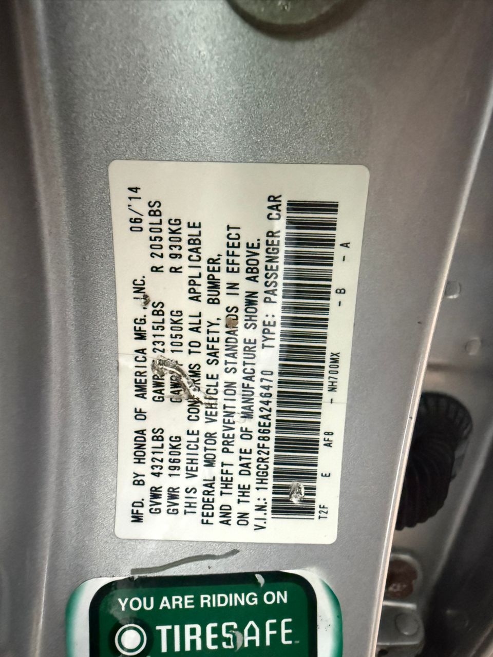 
								FOREIGN USED 2014 HONDA ACCORD EX-L(KEYLESS, SUN ROOF & DOUBLE SCREEN)⚡⚡ WITH PROPER DOCUMENTATION  PRICE:13.8M 📍ABUJA full									