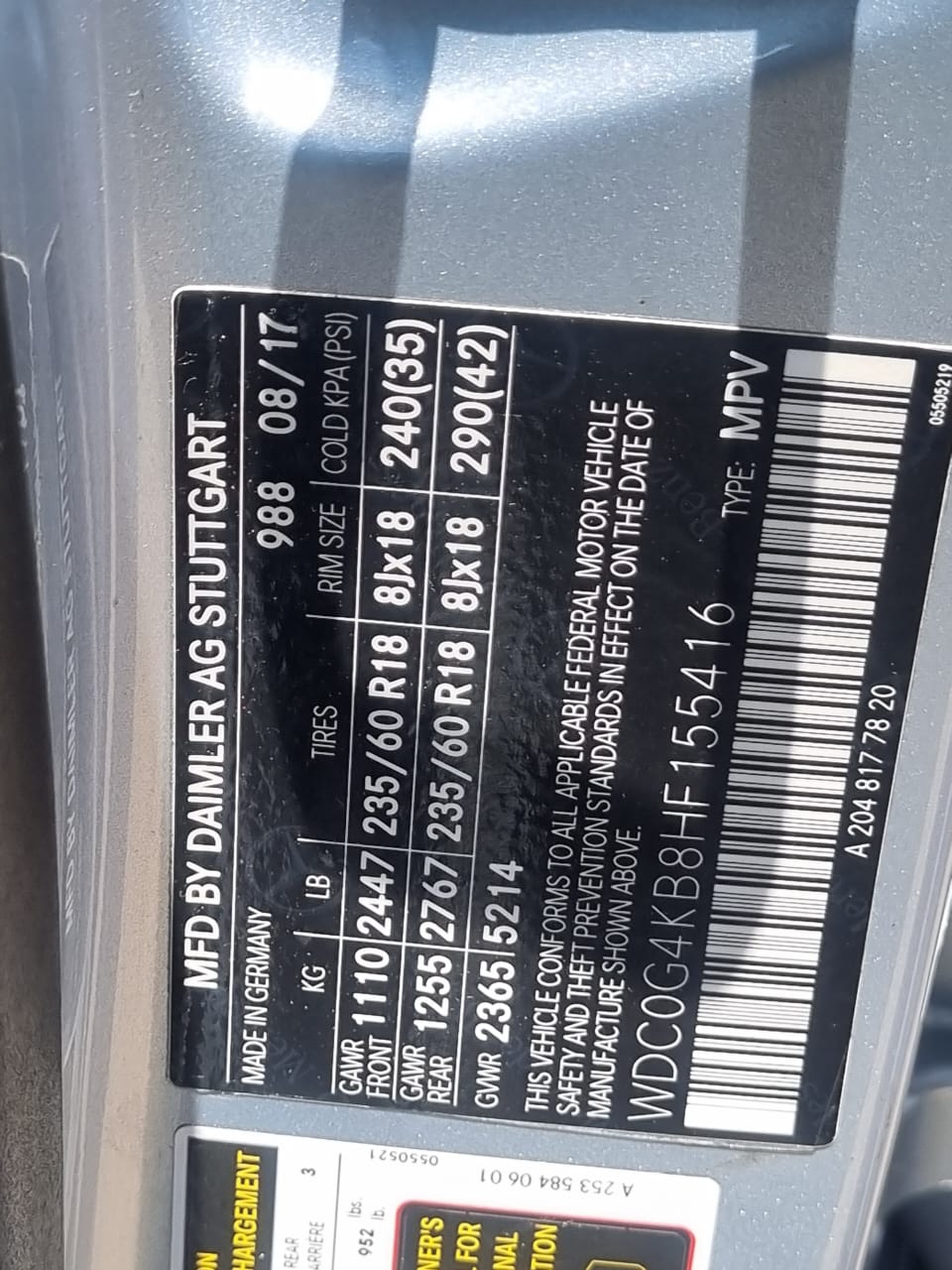 
								FOREIGN USED 2018  MERCEDES BENZ GLC 300⚡⚡ WITH PROPER DOCU0MENTATION  PRICE:30M 📍ABUJA full									