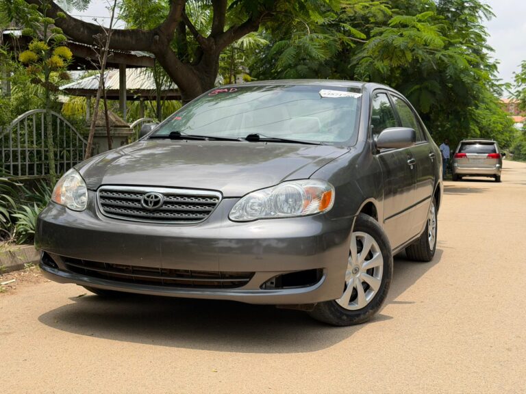 DISTRESS ALERT  DIRECT BELGIUM TOYOTA COROLLA 2007 MODEL  GOING FOR 8.7M ABUJADEAL