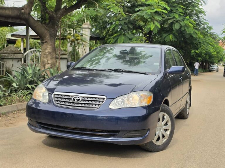 DISTRESS ALERT  DIRECT BELGIUM TOYOTA COROLLA 2007 MODEL  GOING FOR 8.7M ABUJADEAL