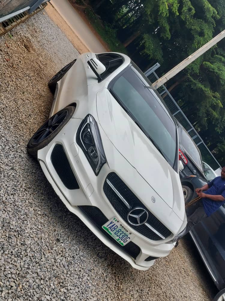 
								Neatly used Mercedes-Benz CLA-Class AMG with super sound untampered engine transmission and freezing ac. Going for 11.7m. Location: Gwarinpa, Abuja! full									