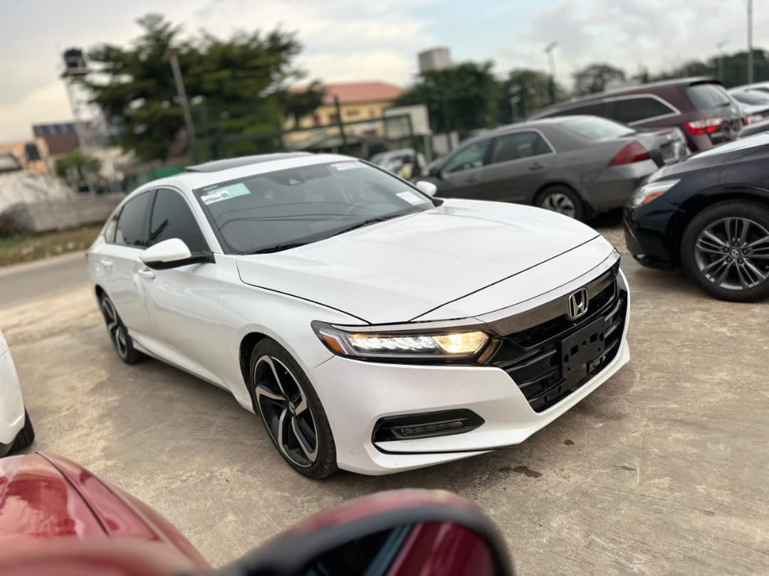 
								super clean foreign used 2020 Honda Accord 2.0T With original custom duty Turbocharged Smooth CVT Automatic Transmission (100% Intact) 💯 * Features: Touchscreen Infotainment | Apple CarPlay/Android Auto | Honda Sensing Safety Suite | Keyless Entry & Push Button Start | Chilling AC   💰23.5M 📍Abuja Gwarinpa full									