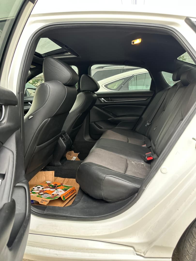 
								super clean foreign used 2020 Honda Accord 2.0T With original custom duty Turbocharged Smooth CVT Automatic Transmission (100% Intact) 💯 * Features: Touchscreen Infotainment | Apple CarPlay/Android Auto | Honda Sensing Safety Suite | Keyless Entry & Push Button Start | Chilling AC   💰23.5M 📍Abuja Gwarinpa full									